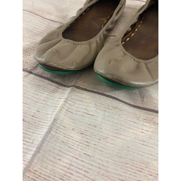 Teiks Women's Taupe Casual Classic Ballet Flats - 7 - Picture 4 of 9